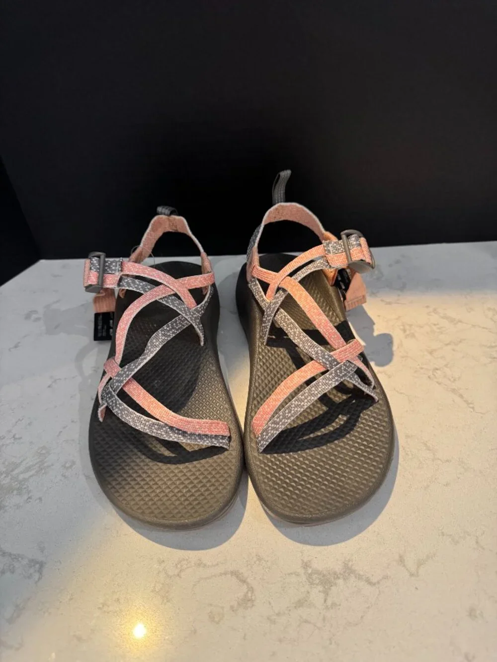 NEW Chaco Kids Youth Size 6 Sport Sandals | Pink & Gray | Never Worn